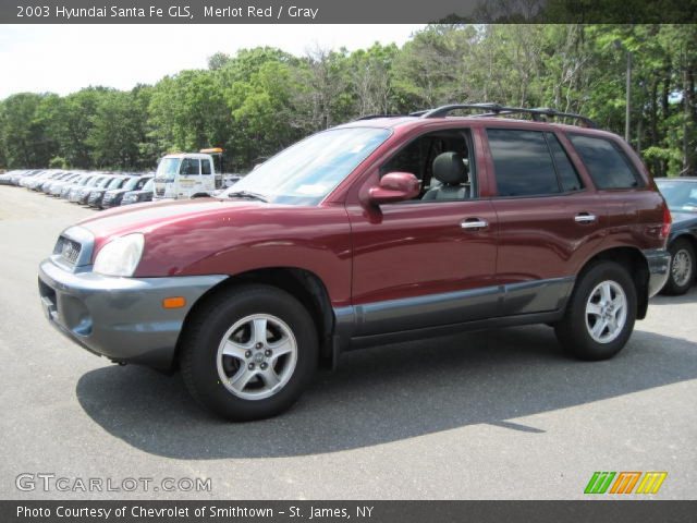 2003 Hyundai Santa Fe GLS in Merlot Red