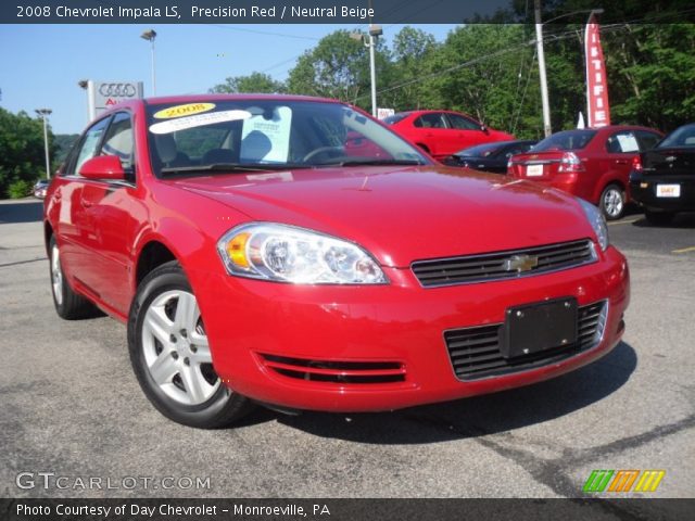 2008 Chevrolet Impala LS in Precision Red