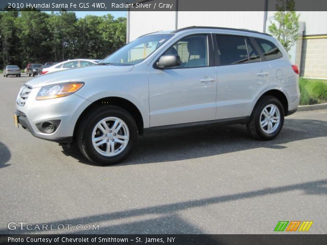 2010 Hyundai Santa Fe GLS 4WD in Radiant Silver