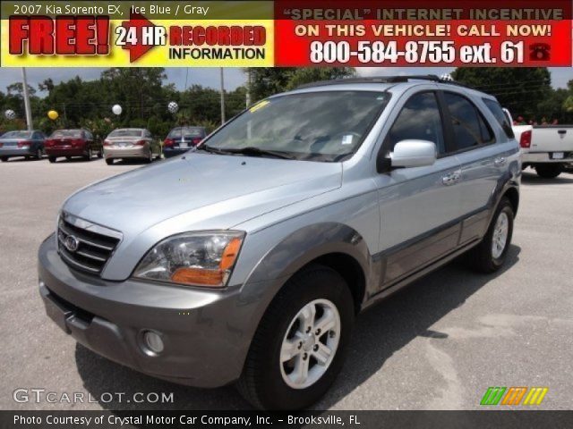 2007 Kia Sorento EX in Ice Blue