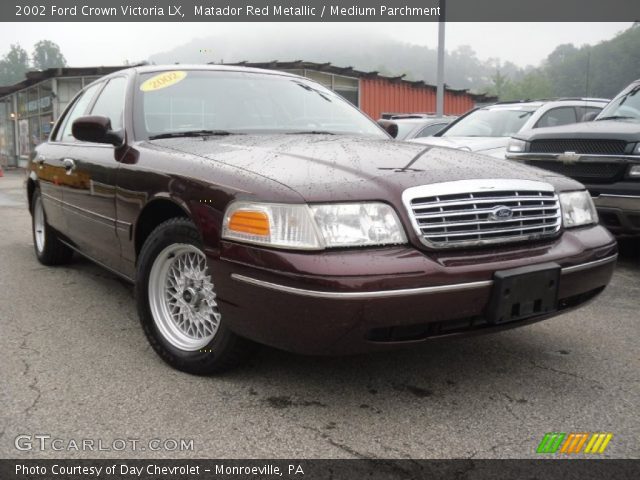 2002 Ford Crown Victoria LX in Matador Red Metallic