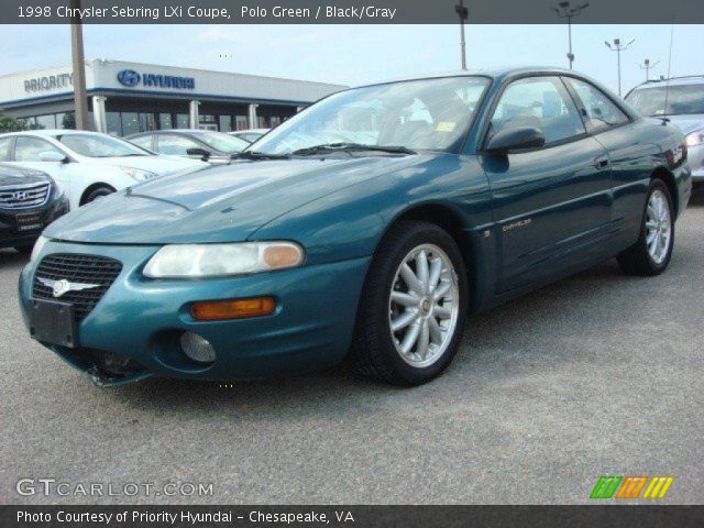 1998 Chrysler Sebring LXi Coupe in Polo Green