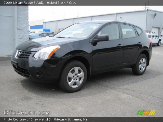 2009 Nissan Rogue S AWD in Wicked Black