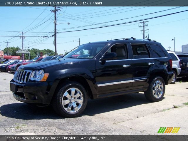 2008 Jeep Grand Cherokee Overland 4x4 in Black