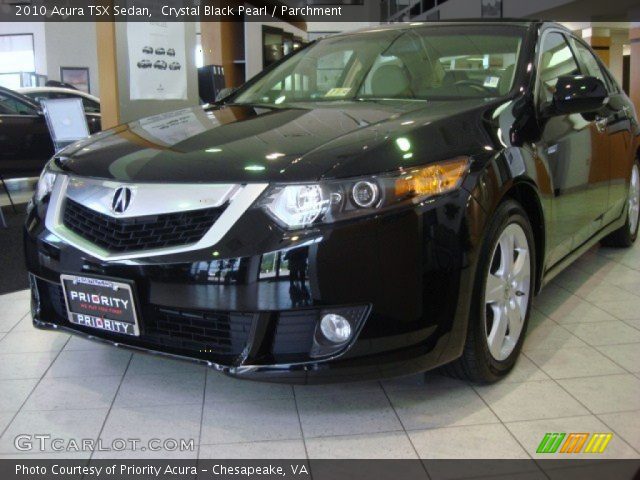 2010 Acura TSX Sedan in Crystal Black Pearl