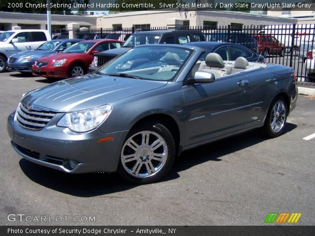 2008 Chrysler Sebring Limited Hardtop Convertible in Silver Steel Metallic