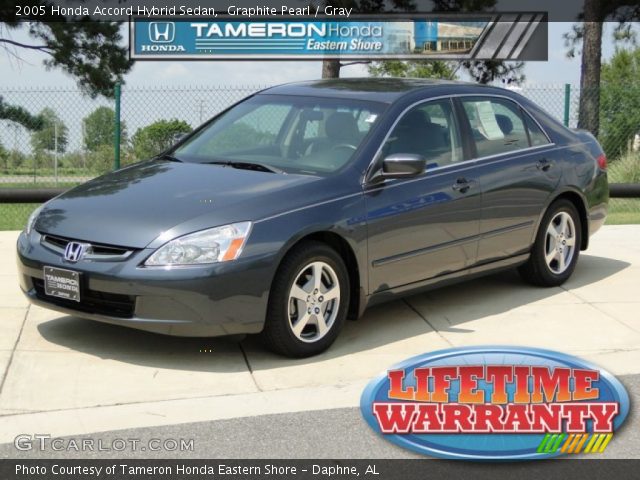 2005 Honda Accord Hybrid Sedan in Graphite Pearl