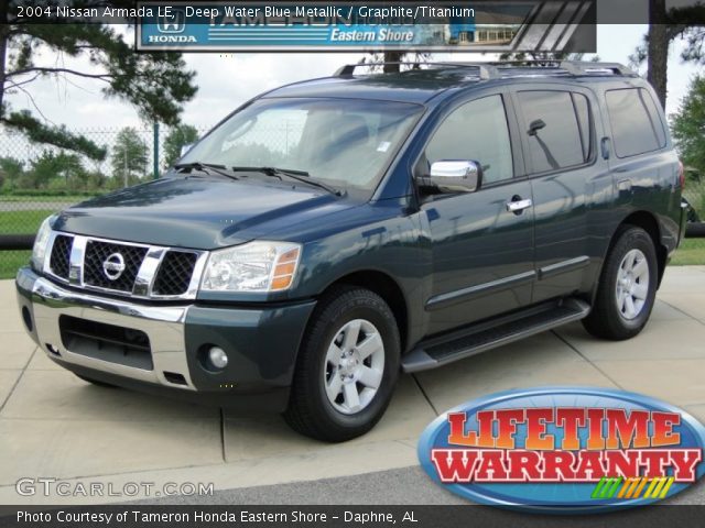 2004 Nissan Armada LE in Deep Water Blue Metallic