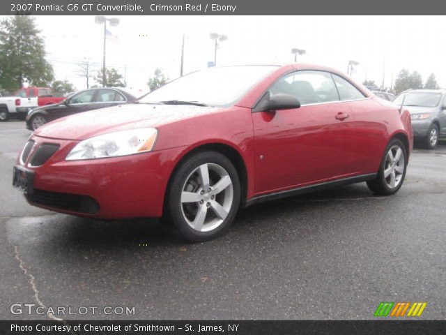 2007 Pontiac G6 GT Convertible in Crimson Red