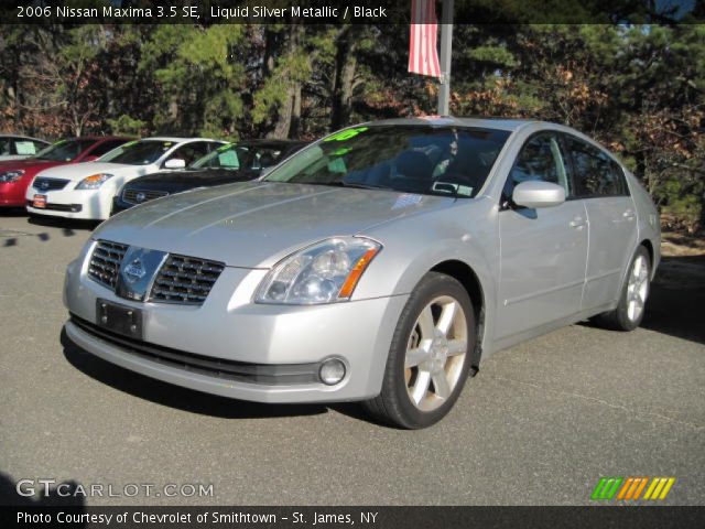 2006 Nissan Maxima 3.5 SE in Liquid Silver Metallic