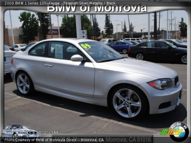 2009 BMW 1 Series 135i Coupe in Titanium Silver Metallic