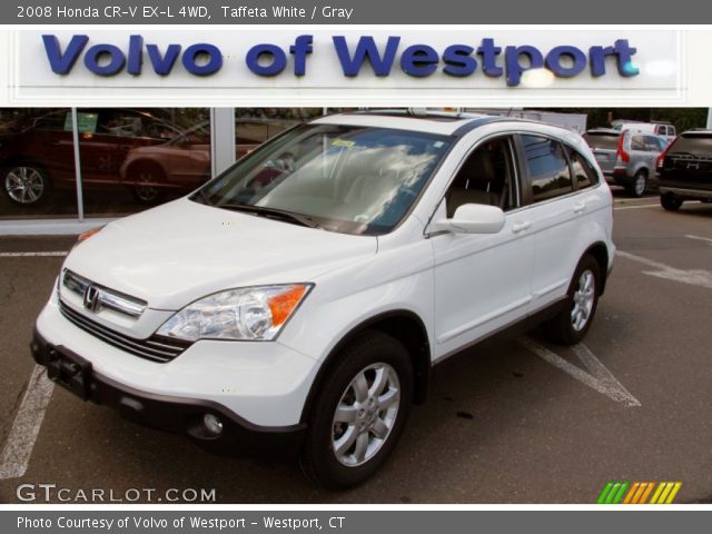 2008 Honda CR-V EX-L 4WD in Taffeta White