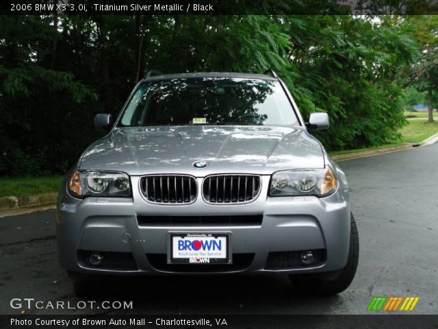 2006 BMW X3 3.0i in Titanium Silver Metallic