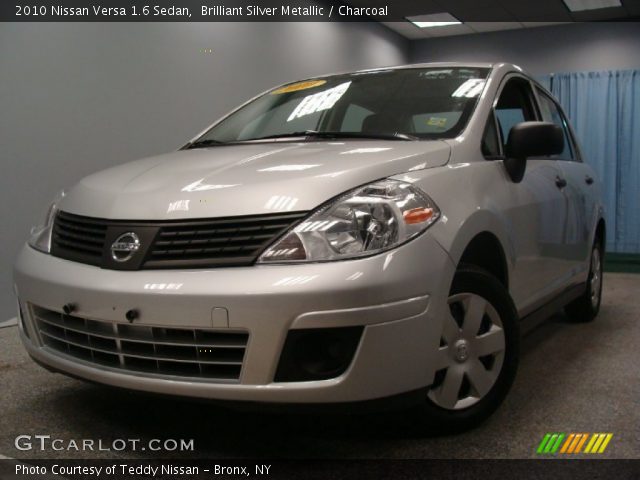 2010 Nissan Versa 1.6 Sedan in Brilliant Silver Metallic