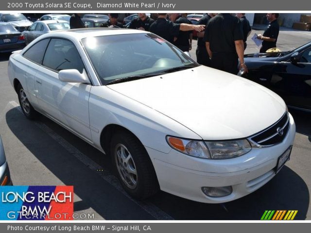 2000 Toyota Solara SE Coupe in Diamond White Pearl