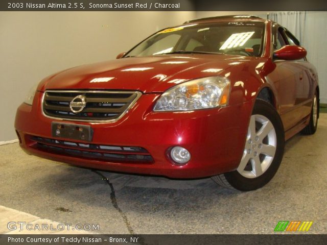 2003 Nissan Altima 2.5 S in Sonoma Sunset Red