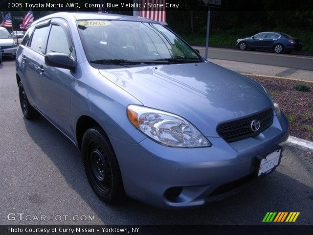 2005 Toyota Matrix AWD in Cosmic Blue Metallic