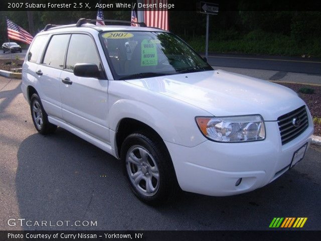 2007 Subaru Forester 2.5 X in Aspen White