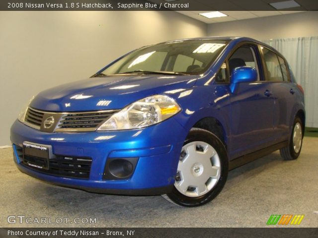 2008 Nissan Versa 1.8 S Hatchback in Sapphire Blue
