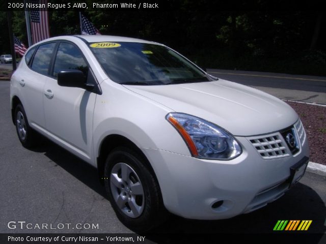 2009 Nissan Rogue S AWD in Phantom White
