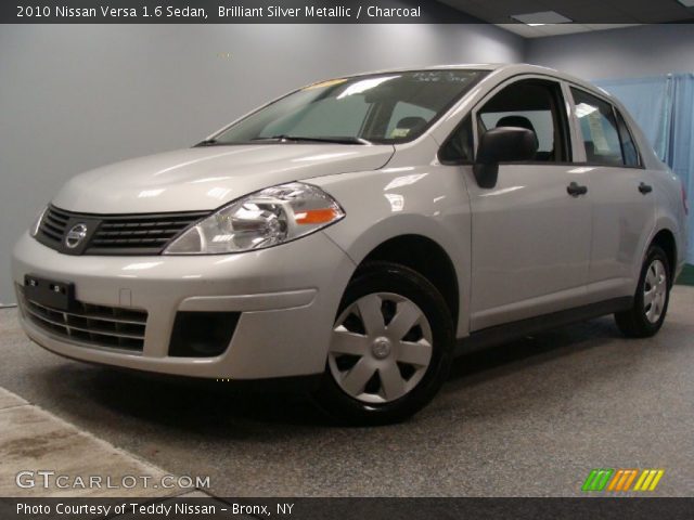 2010 Nissan Versa 1.6 Sedan in Brilliant Silver Metallic