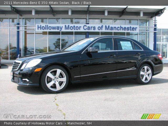 2011 Mercedes-Benz E 350 4Matic Sedan in Black