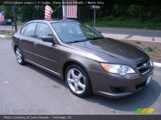 2009 Subaru Legacy 2.5i Sedan in Deep Bronze Metallic