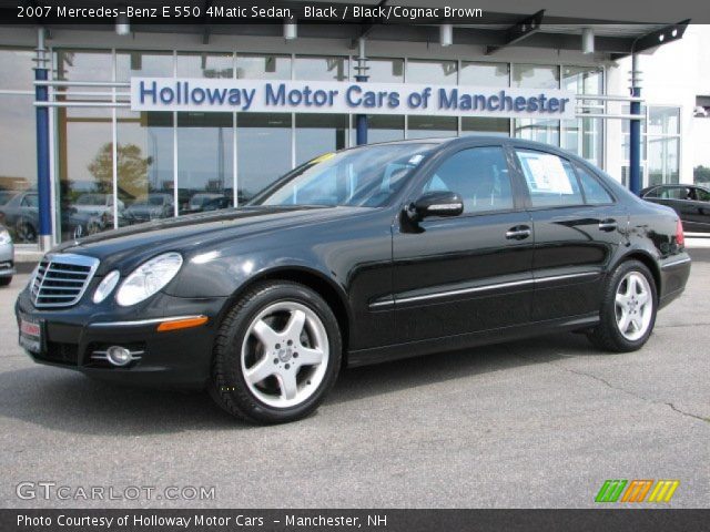 2007 Mercedes-Benz E 550 4Matic Sedan in Black