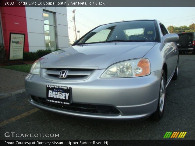 2003 Honda Civic EX Coupe in Satin Silver Metallic