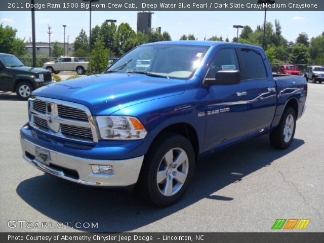 2011 Dodge Ram 1500 Big Horn Crew Cab in Deep Water Blue Pearl