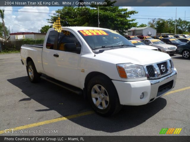 2004 Nissan Titan XE King Cab in White