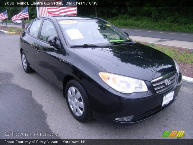 2008 Hyundai Elantra GLS Sedan in Black Pearl