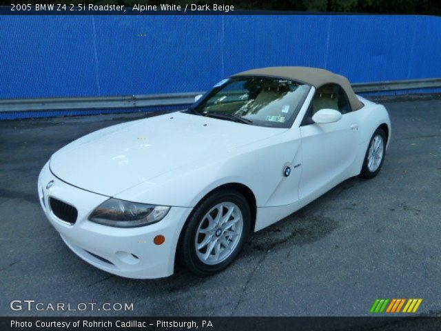 2005 BMW Z4 2.5i Roadster in Alpine White