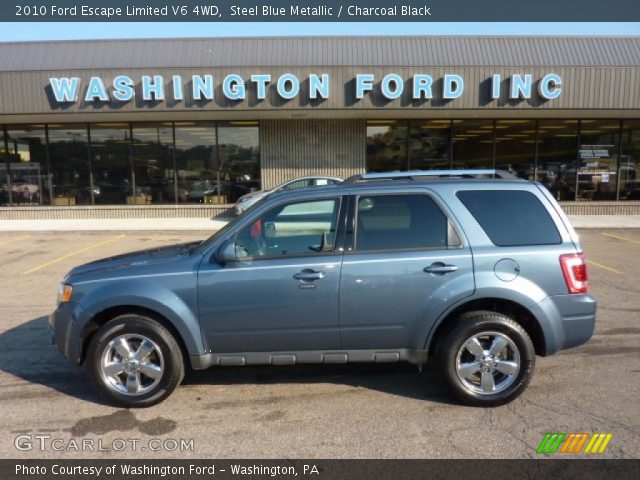 2010 Ford Escape Limited V6 4WD in Steel Blue Metallic