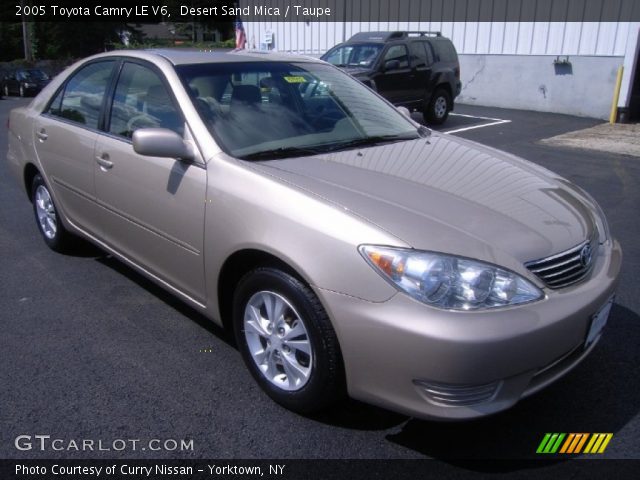 2005 Toyota Camry LE V6 in Desert Sand Mica