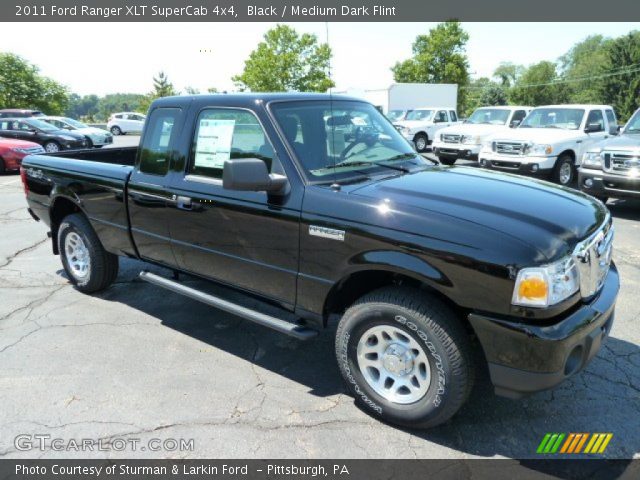 2011 Ford Ranger XLT SuperCab 4x4 in Black