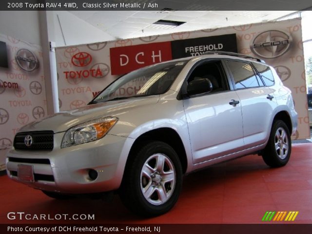 2008 Toyota RAV4 4WD in Classic Silver Metallic
