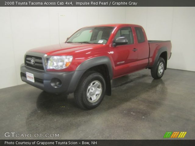 2008 Toyota Tacoma Access Cab 4x4 in Impulse Red Pearl