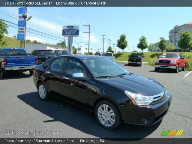 2010 Ford Focus SEL Sedan in Ebony Black