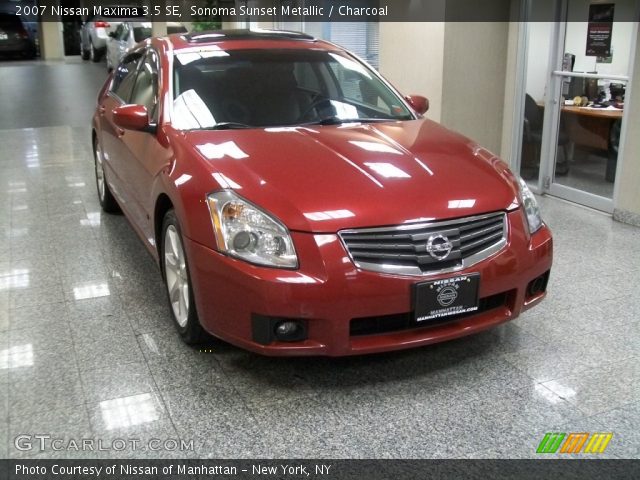 2007 Nissan Maxima 3.5 SE in Sonoma Sunset Metallic