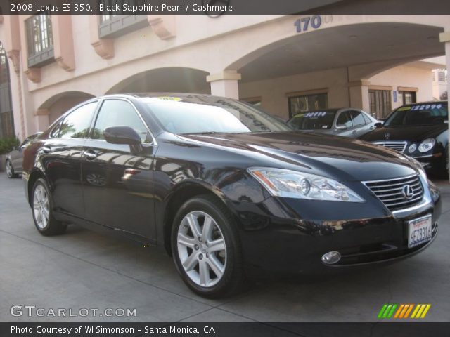2008 Lexus ES 350 in Black Sapphire Pearl