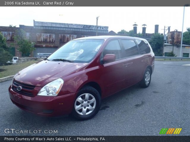 2006 Kia Sedona LX in Claret Red