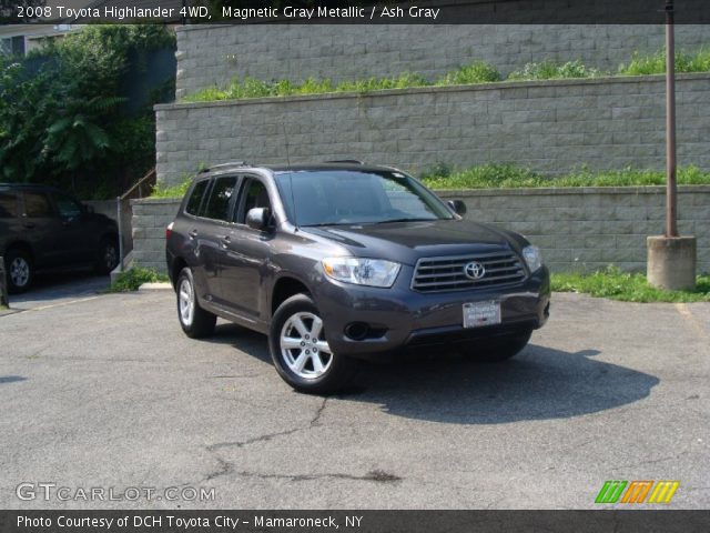 2008 Toyota Highlander 4WD in Magnetic Gray Metallic