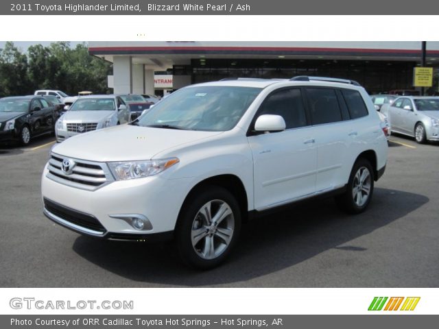 2011 Toyota Highlander Limited in Blizzard White Pearl