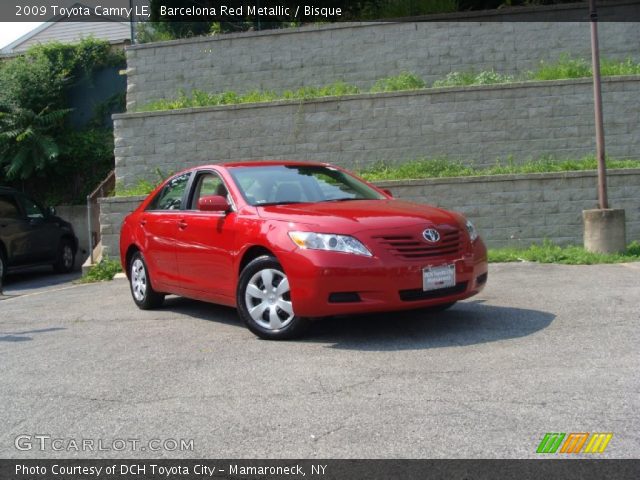 2009 Toyota Camry LE in Barcelona Red Metallic