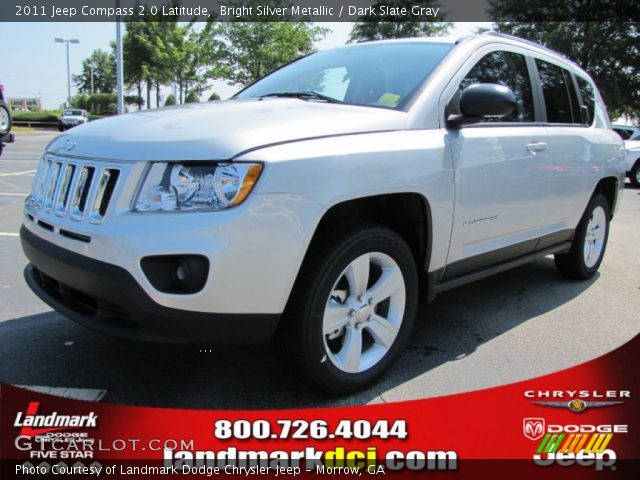 2011 Jeep Compass 2.0 Latitude in Bright Silver Metallic