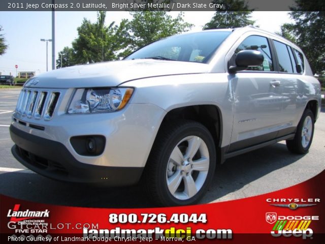 2011 Jeep Compass 2.0 Latitude in Bright Silver Metallic