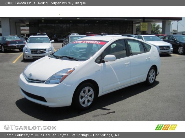 2008 Toyota Prius Hybrid in Super White