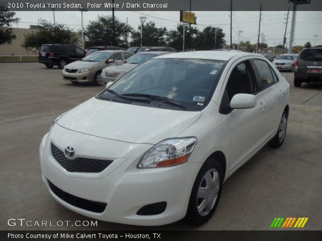 2010 Toyota Yaris Sedan in Polar White