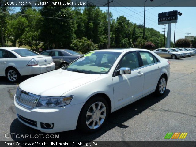 2008 Lincoln MKZ Sedan in White Suede